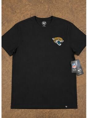 Jacksonville Jaguars NFL Team Apparel Black Graphic T-Shirt Mens Large NWT